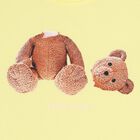 تيشيرت بنات بشعار دب تيدي باللون الأصفر, 2, hi-res