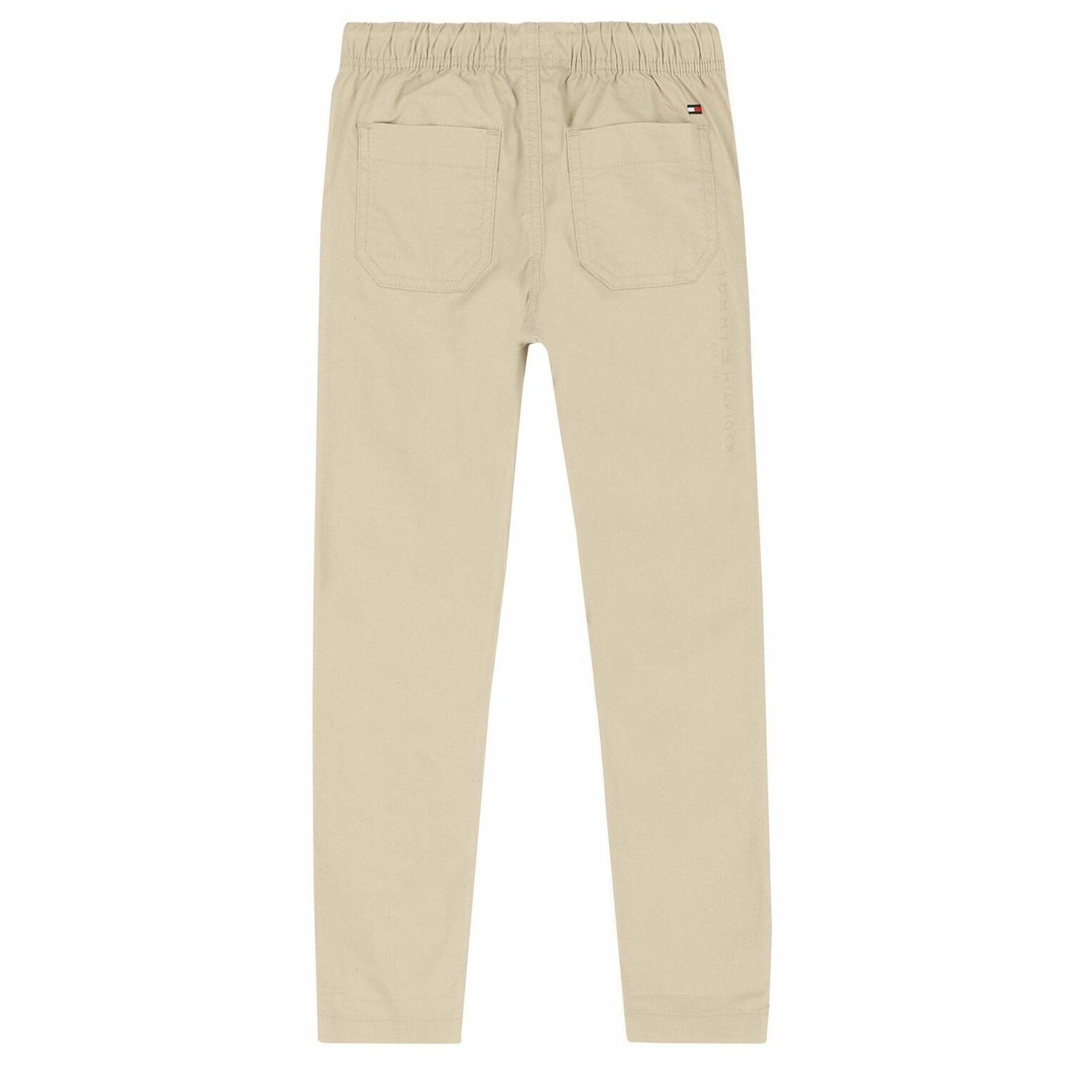 Boys Beige Logo Trousers, 1, hi-res image number null