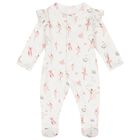 طقم بنات  أفرول  باللون الوردي و الأبيض, 1, hi-res