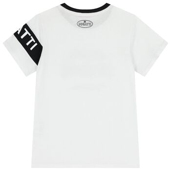 Boys White Logo T-Shirts