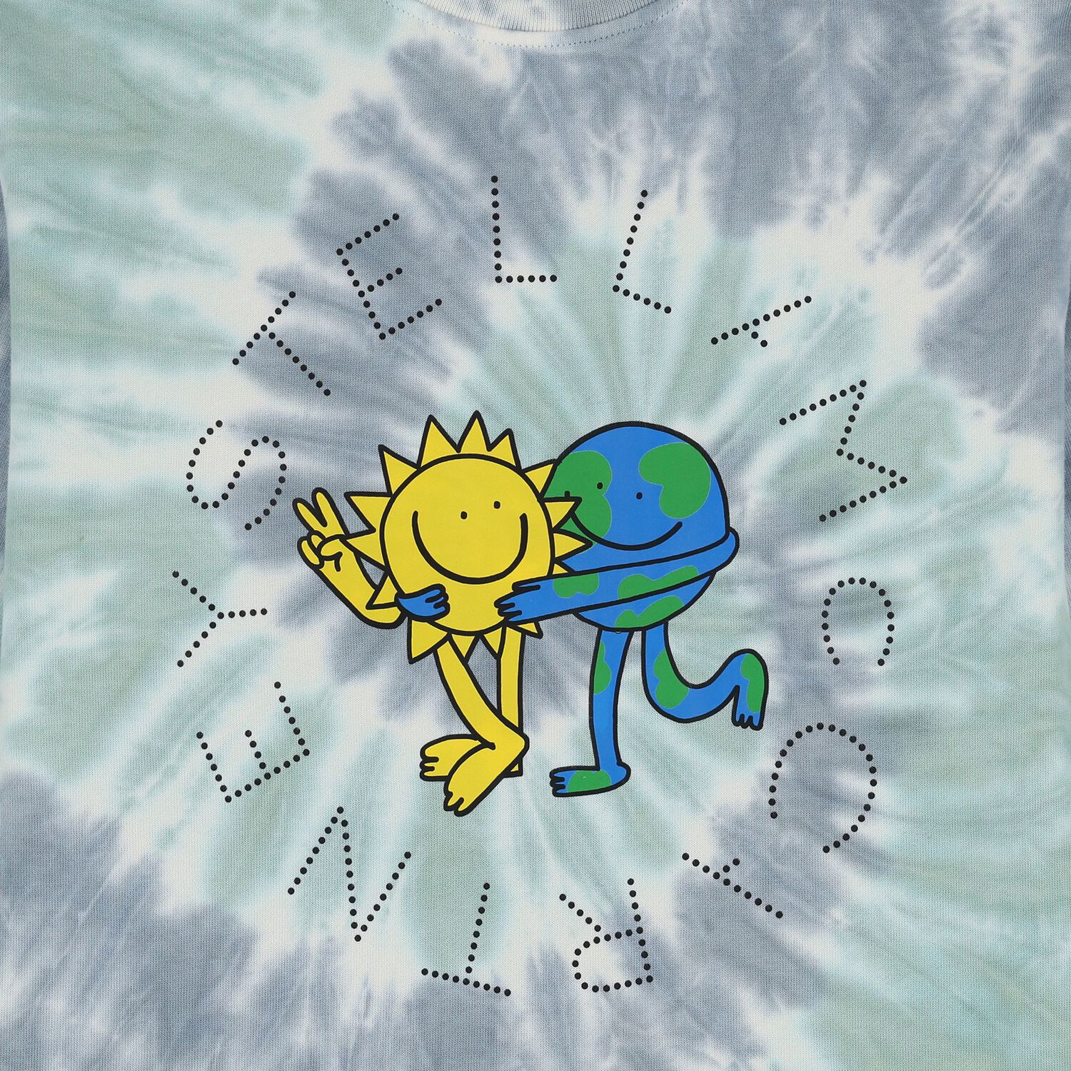 سويت شيرت اولاد مصبوغ باللون الاخضر والازرق , 1, hi-res