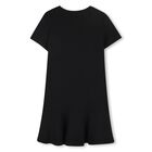 فستان باللون الاسود للبنات , 1, hi-res