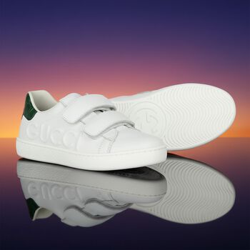 White Ace Leather Trainers