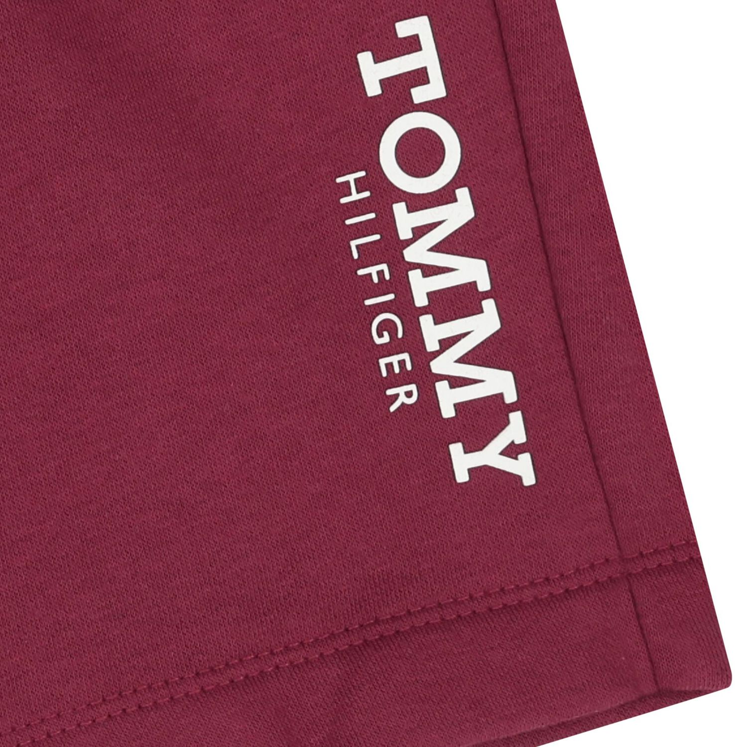 Boys Burgundy Logo Shorts, 2, hi-res