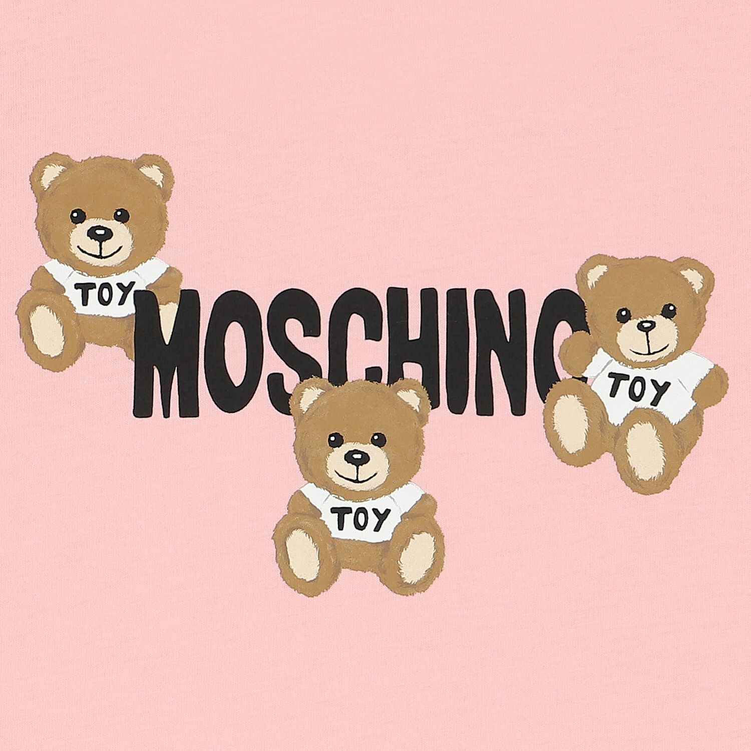 تيشيرت بشعار تيدي باللون الوردى, 1, hi-res