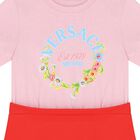 فستان بطبعة الزهور باللون الأحمر للبنات, 1, hi-res