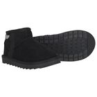 Girls Black Faux Suede Boots, 1, hi-res