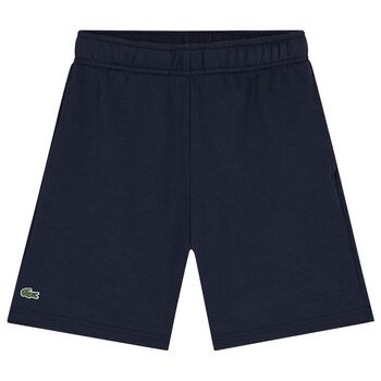Boys Navy Blue Logo Shorts