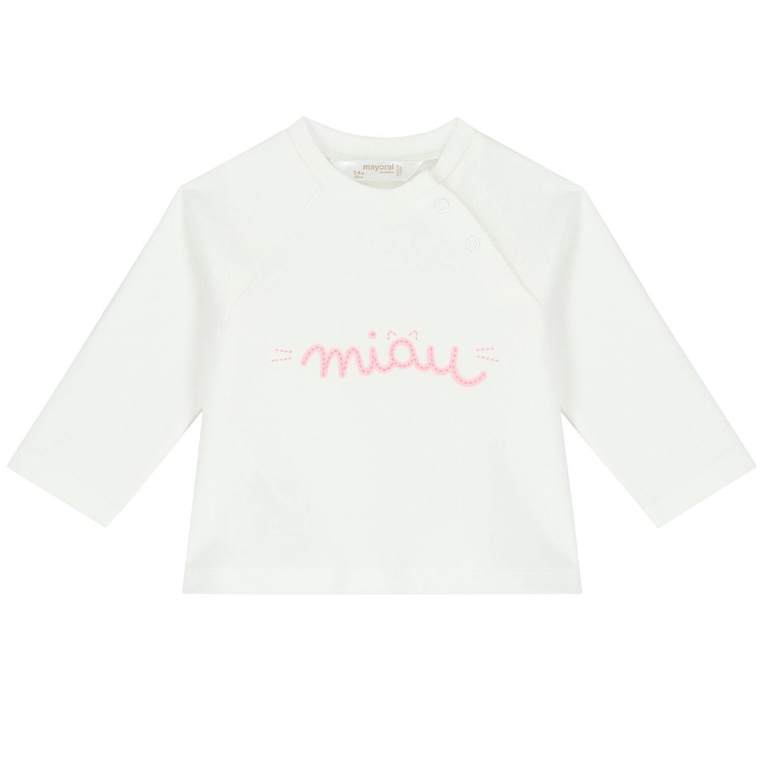 Baby Girls White & Pink 3 Piece Tracksuit, 1, hi-res image number null