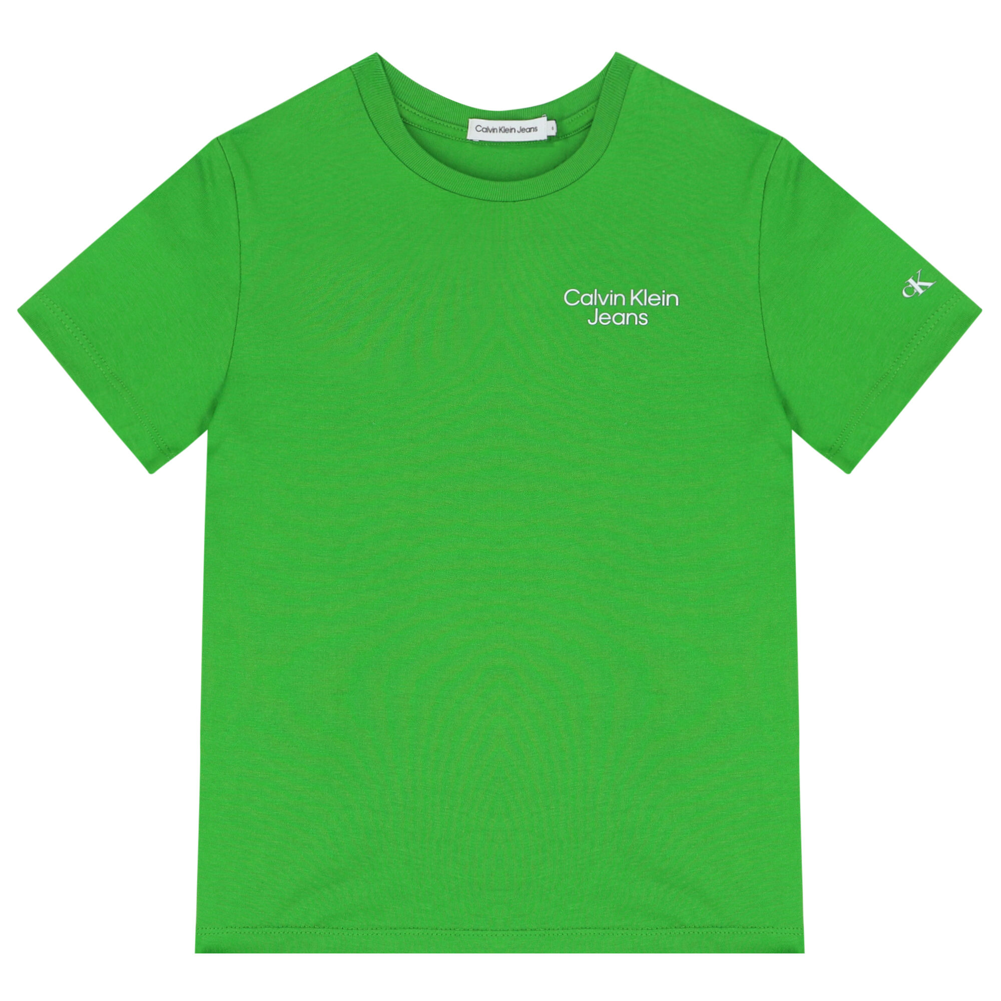 Calvin Klein Boys Green Logo T Shirt Junior Couture UAE