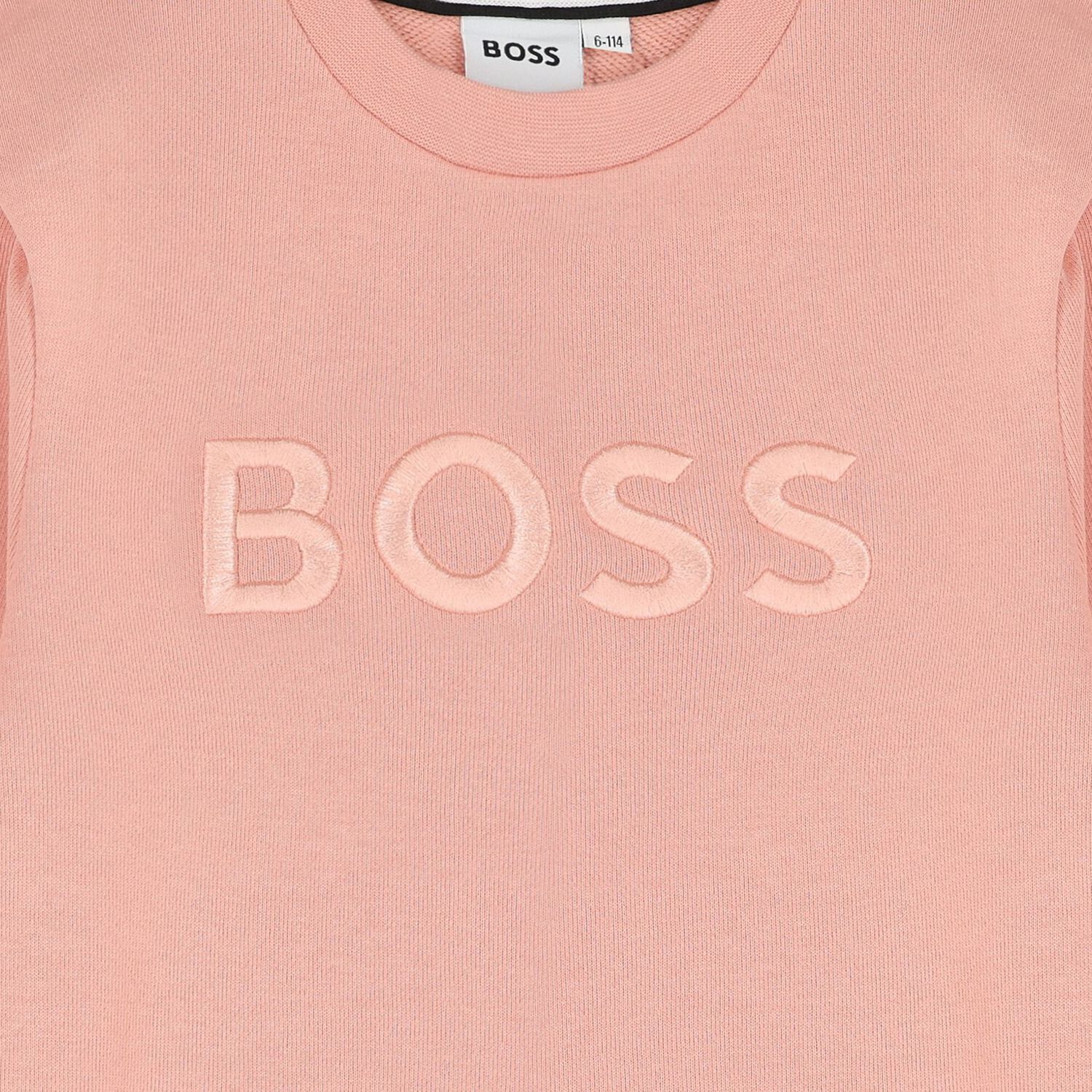 فستان بنات بالشعار باللون الوردى , 1, hi-res