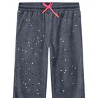 Girls Grey Dot Trousers, 1, hi-res