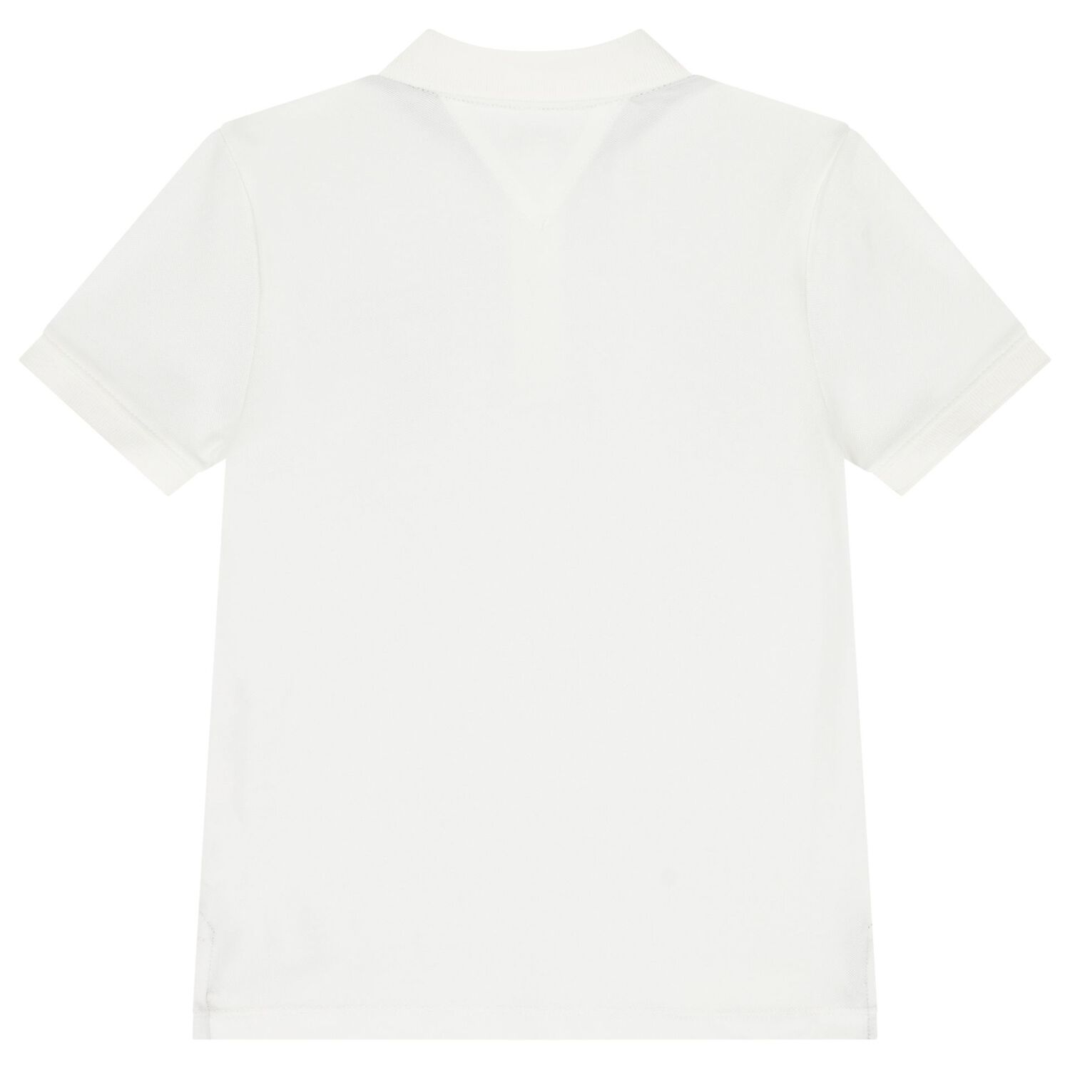 Boys White Logo Polo Shirt, 2, hi-res