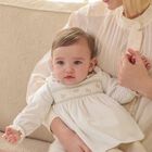 فستان للبنات مطرز باللون العاجي, 2, hi-res