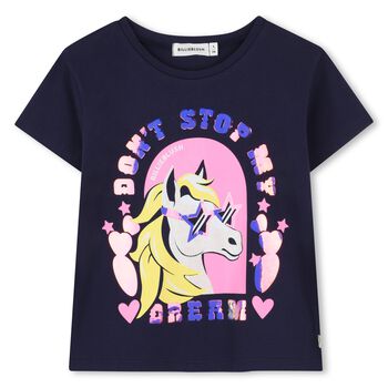 تيشيرت بوني للاولاد باللون الكحلي