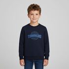 Boys Navy Blue Logo Sweatshirt, 1, hi-res