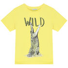 طقم شورت بطبعة تمساح باللون الاصفر والاخضر للاولاد, 2, hi-res