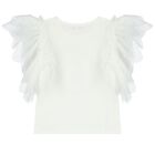 تيشيرت بنات عيد الميلاد 6 باللون الأبيض, 10, hi-res