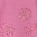 Younger Girls Pink Flower Dress, 1, hi-res