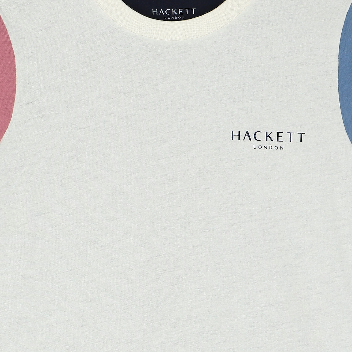 تيشيرت أولاد بالشعار باللون العاجى والكحلى, 1, hi-res