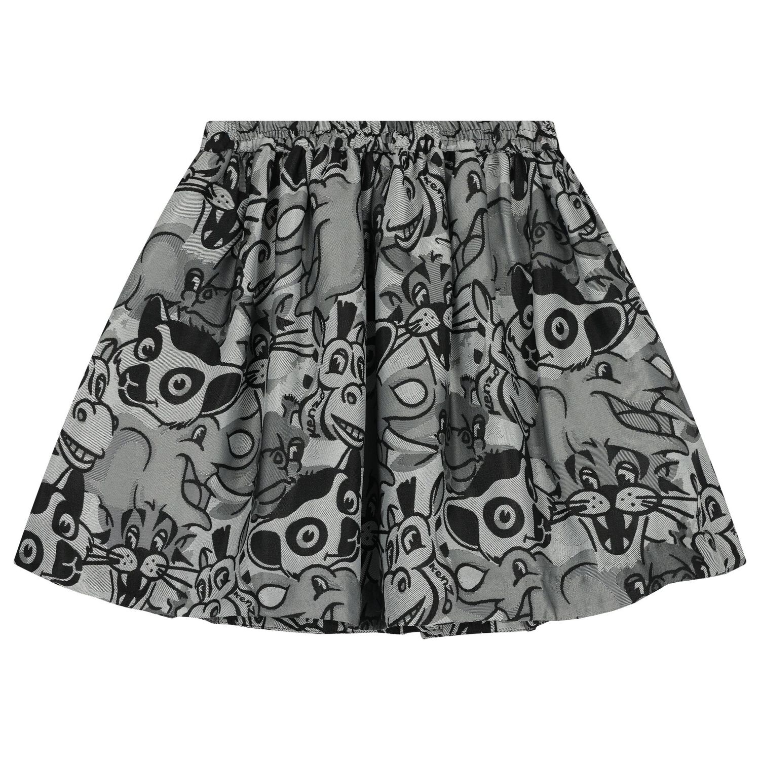 Girls Grey Safari Skirt, 1, hi-res