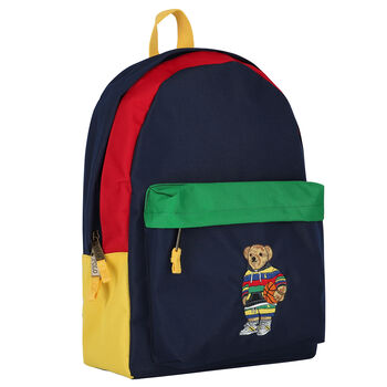 Navy Bear Backpack