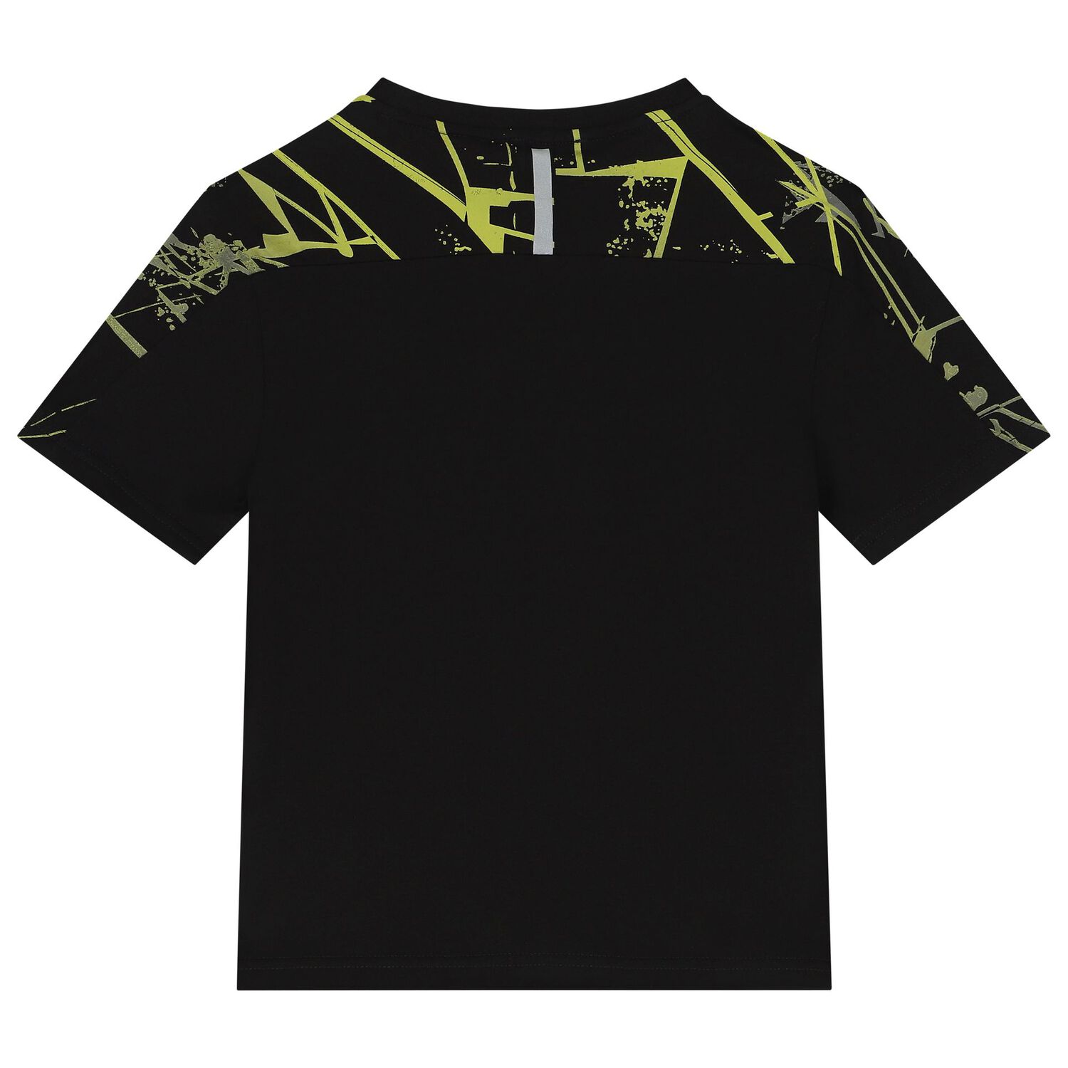 Boys Black Logo T-Shirt, 1, hi-res
