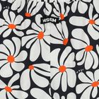 Girls White & Navy Blue Floral Shorts, 1, hi-res