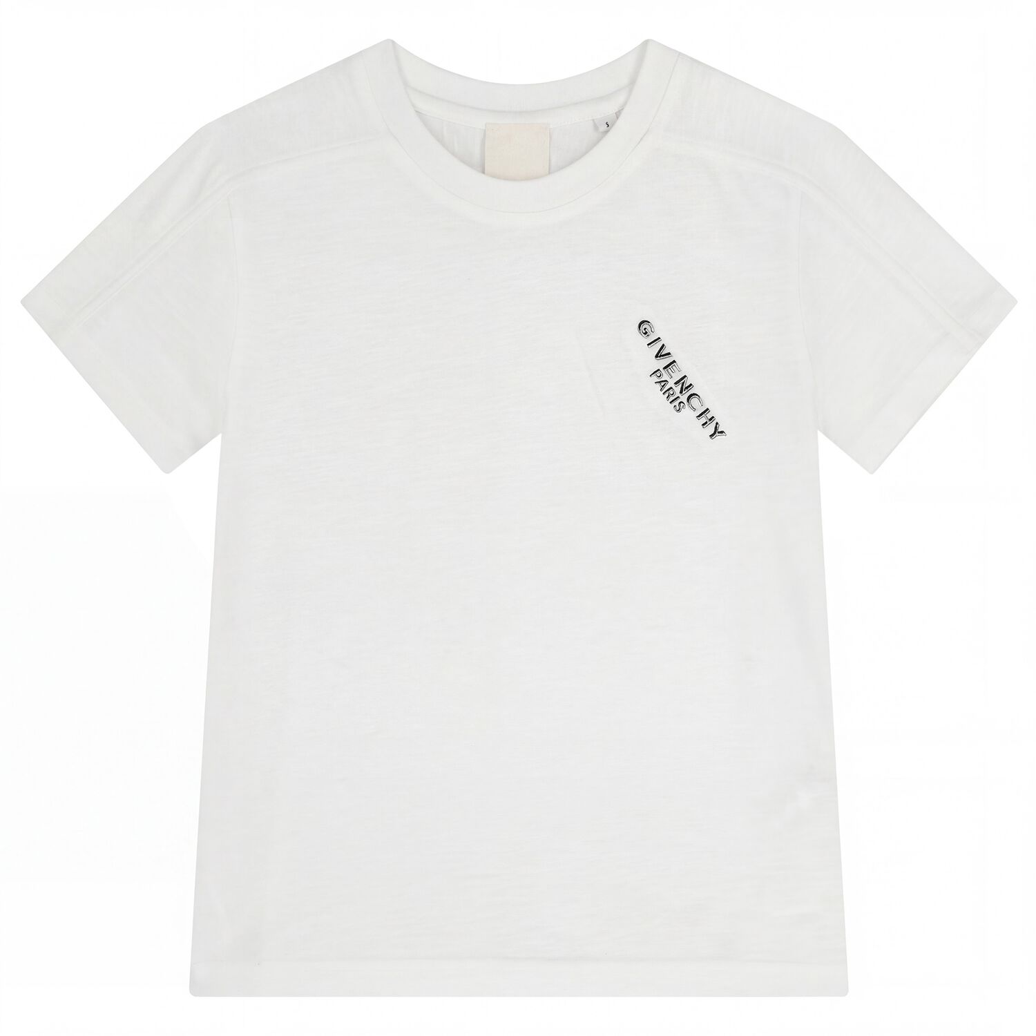 Boys White Logo T-Shirt, 1, hi-res