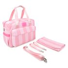 Baby Girls Pink Striped Changing Bag, 1, hi-res