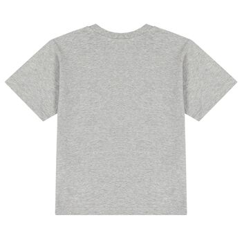 Grey Teddy Bear Logo T-Shirt