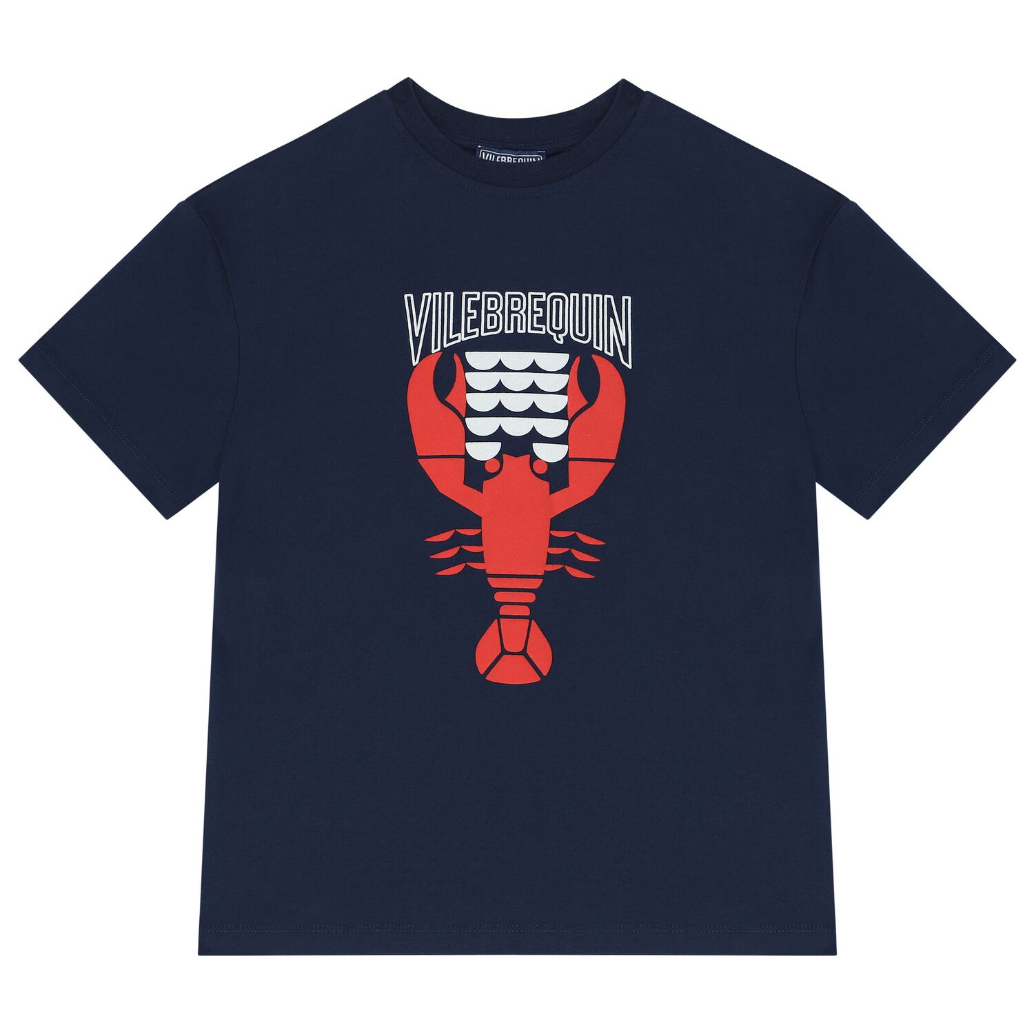 Navy Blue Boys Logo Lobster T-Shirt, 1, hi-res image number null