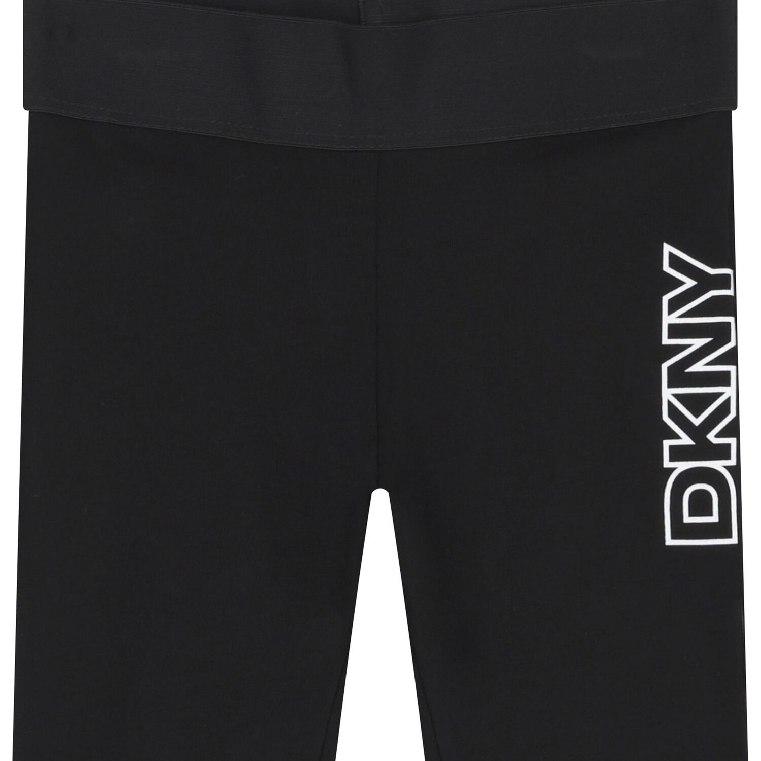 ليجينز بنات بالشعار باللون الاسود , 1, hi-res