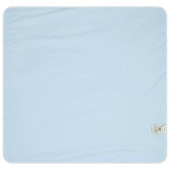 بطانية أطفال زرقاء بشعار للأولاد