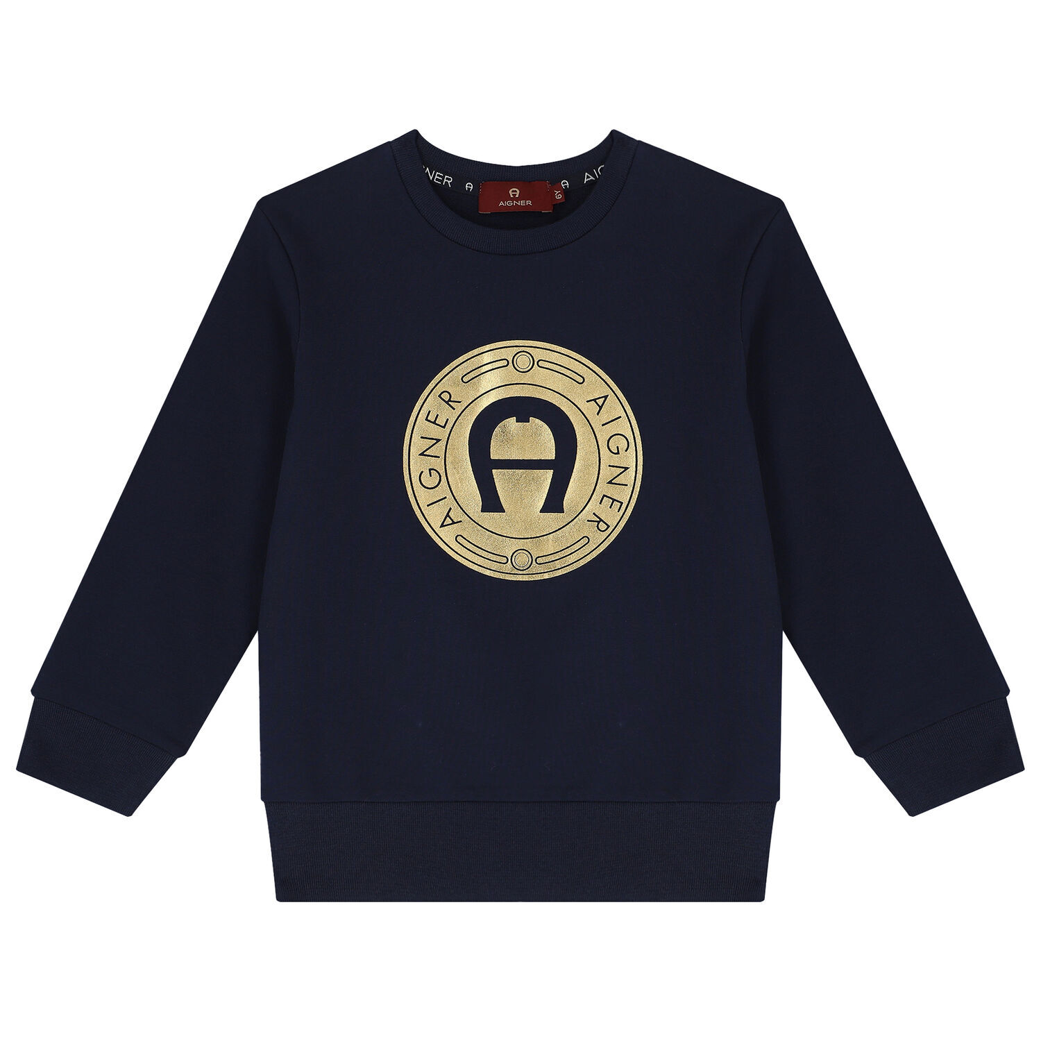 Boys Navy Logo Sweatshirt, 1, hi-res image number null