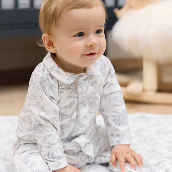 افرول باللون العاجى والرمادى من Toile De Jouy