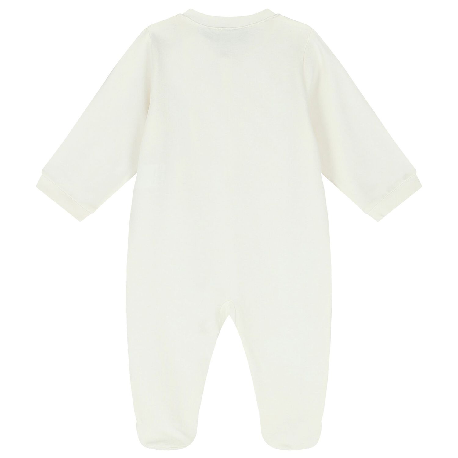 Ivory & Gold Logo Babygrow, 1, hi-res