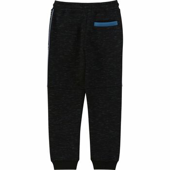 Boys Navy Blue Jersey Joggers