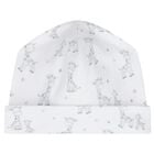 Ivory & Grey Giraffe Baby Hat, 1, hi-res