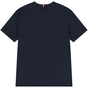 Boys Navy Blue Logo T-Shirt