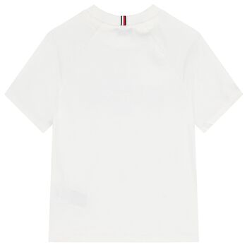 Boys White Logo T-Shirt