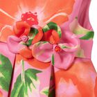 فستان بنات بطبعة الزهور باللون الزهري, 1, hi-res