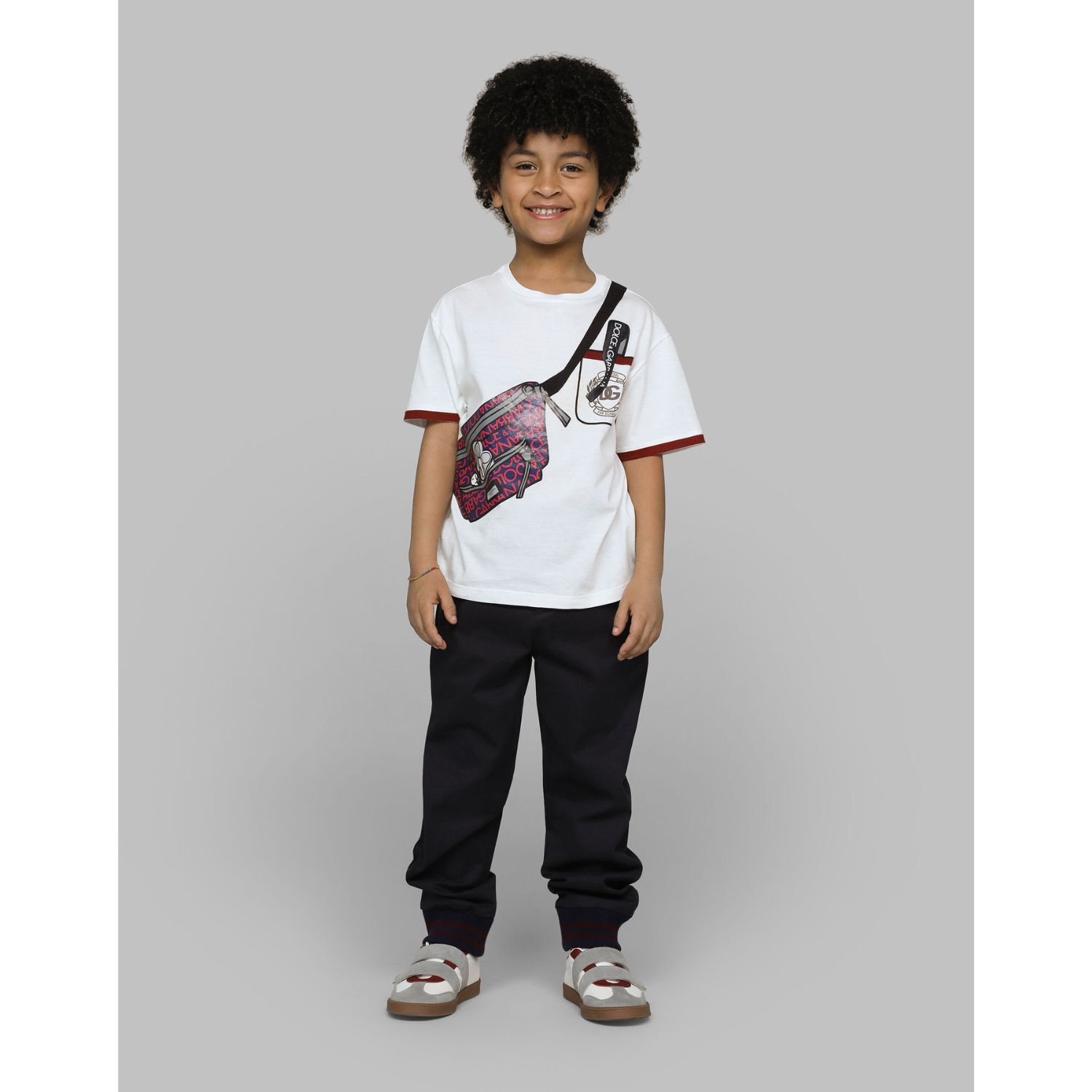Boys Ivory Logo Bag T-Shirt, 1, hi-res