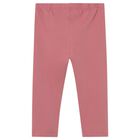 Younger Girls Pink Logo Leggings, 2, hi-res