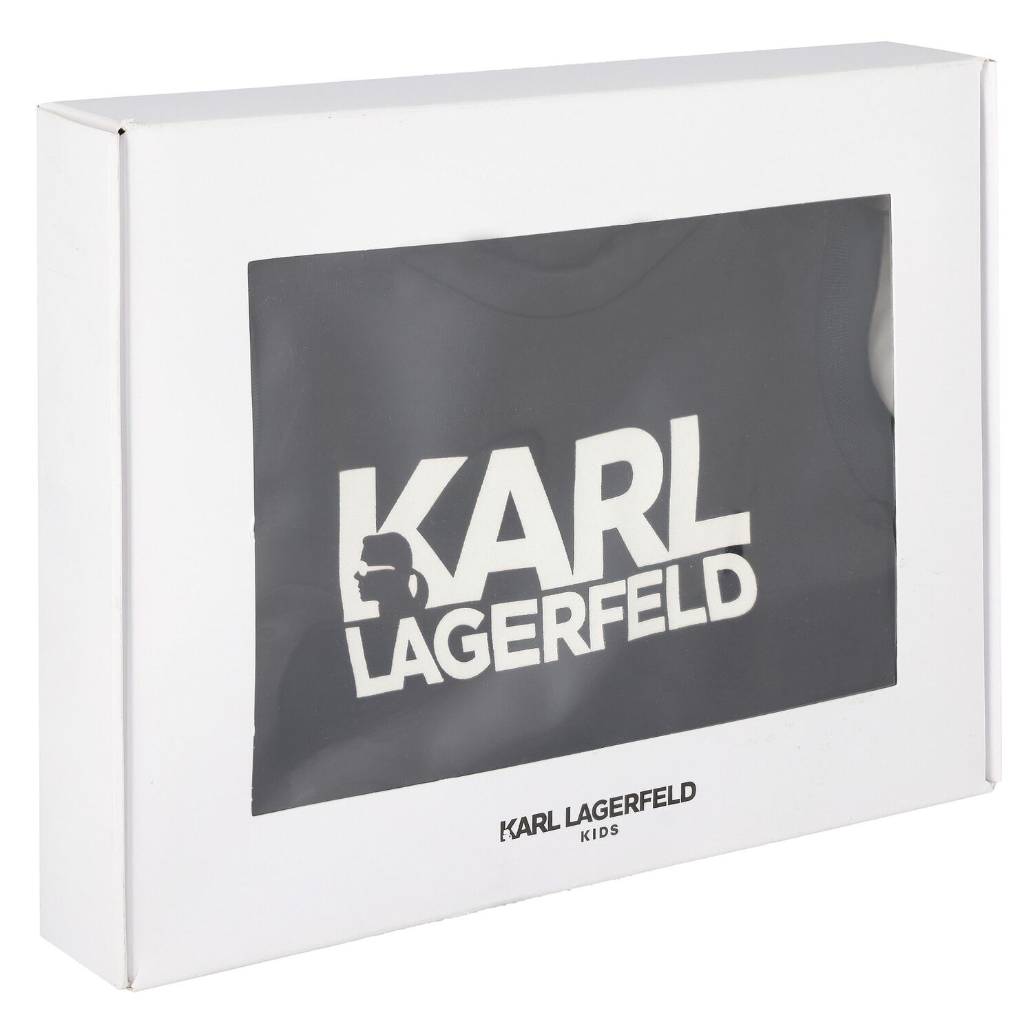 Baby Boys Black Logo Romper, 1, hi-res