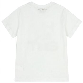 Boys White Logo T-Shirt