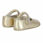 Baby Girls Gold Embellished Pre Walker Shoes, 1, hi-res