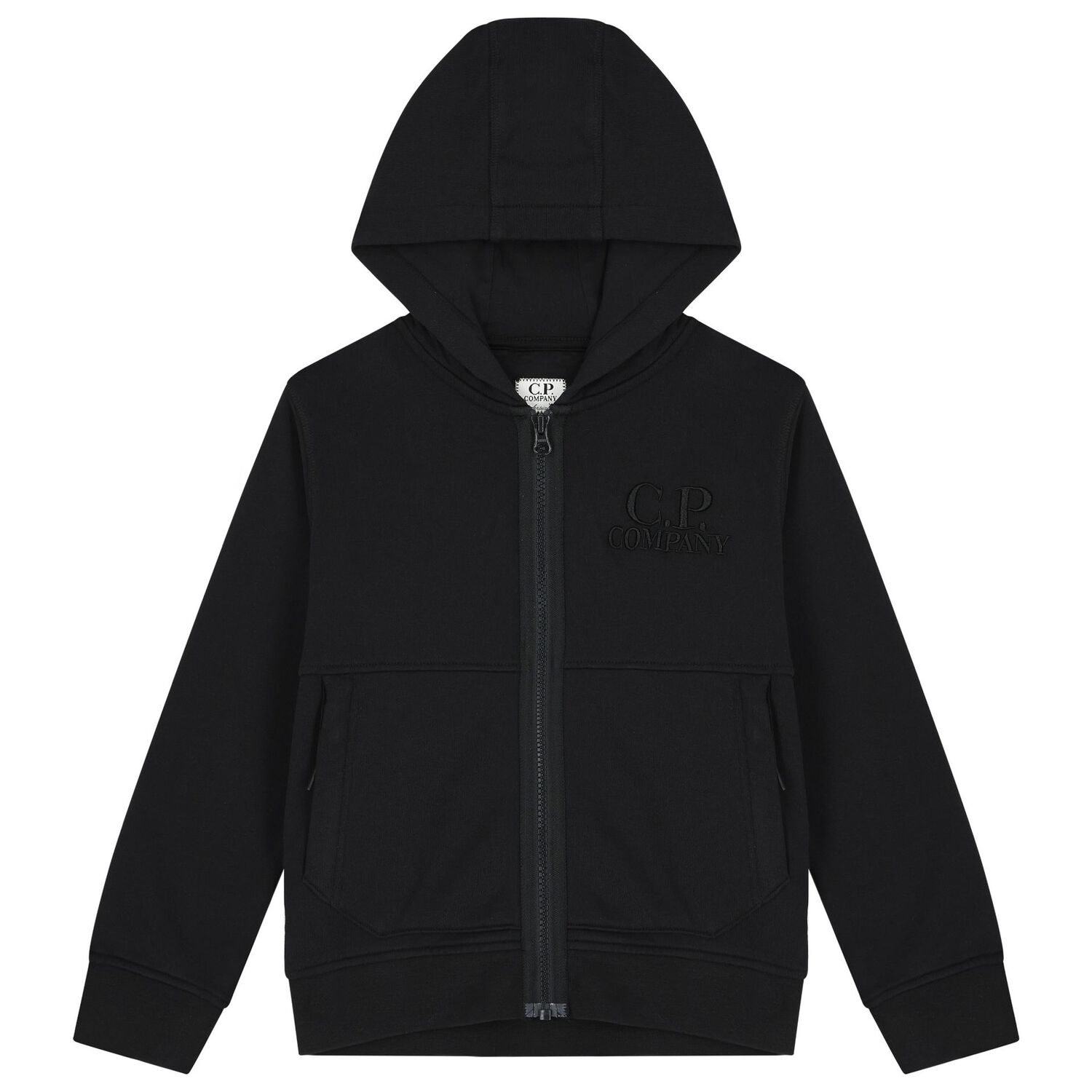 Boys Black Logo Tracksuit, 1, hi-res