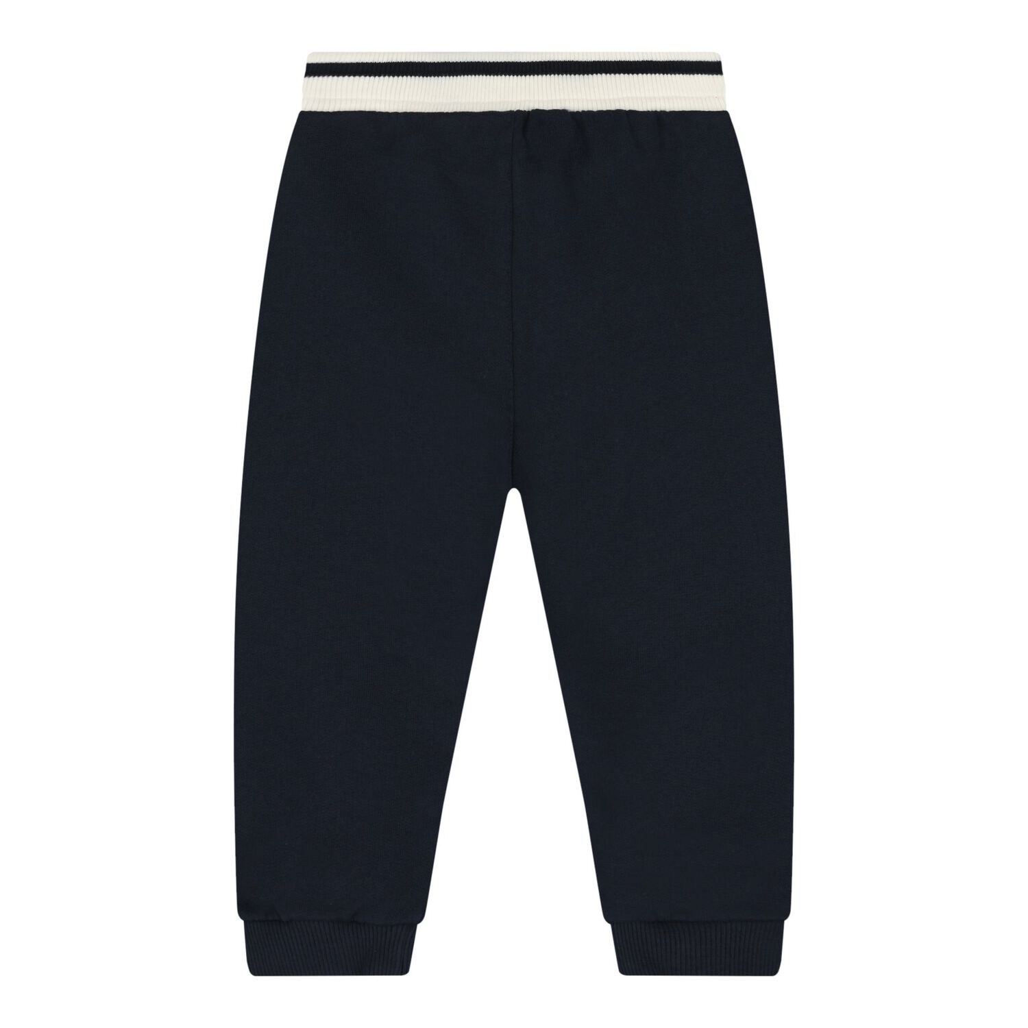 Baby Boys Navy Blue Logo Joggers, 1, hi-res