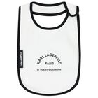 مريلة أطفال بالشعار باللون الابيض ( من 3 قطع), 1, hi-res